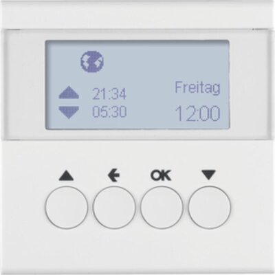 Jalousiesteuerung polarweiß