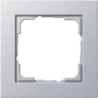 GIRA Rahmen 021125 1fach E2 Farbe Alu