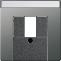 GIRA Abdeckung 0876600 Beschriftungsfeld TAE USB System...