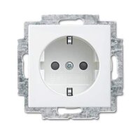 BUSCH-JAEGER Steckdose SCHUKO 20 EUCB-914 mit erh....