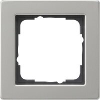 GIRA Abdeckrahmen 021133 1fach E2 Edelstahl