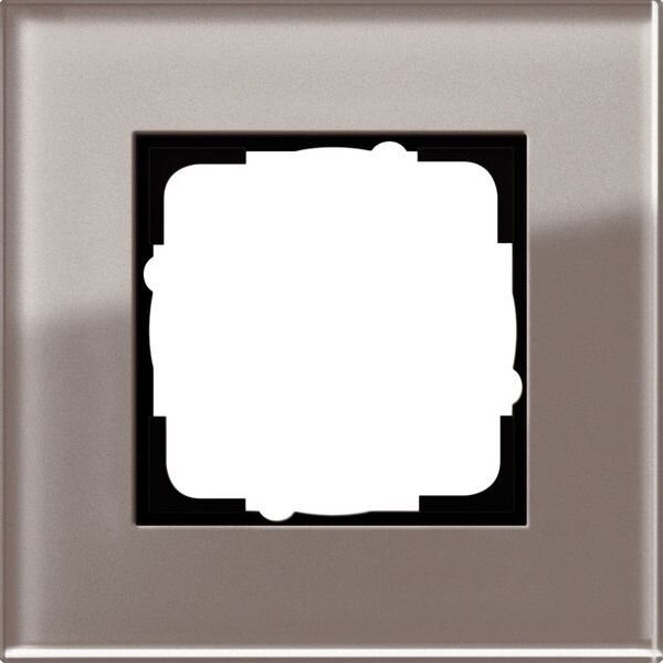 GIRA Rahmen 0211122 1fach Esprit glas umbra