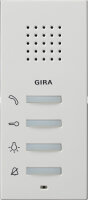 GIRA Audio-Haustelefon 125027 AP System 55 Reinwei&szlig;...