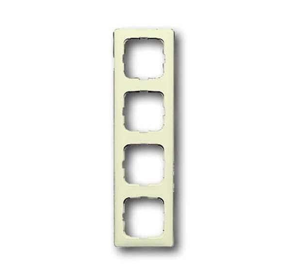 BUSCH-JAEGER Rahmen 2514-212K-102 4fach SI wei&szlig; (cremewei&szlig;)