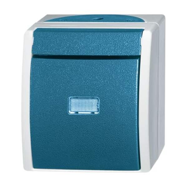 BUSCH-JAEGER Wechselschalter 2601/6 WGL-53 ocean grau/blaugr&uuml;n