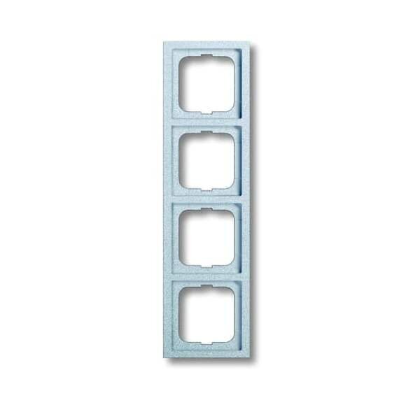 BUSCH-JAEGER Rahmen 1724-183K 4fach aluminiumsilber