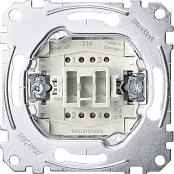 MERTEN Ausschaltereinsatz MEG31120000 2-p. 10 AX AC 250V Steckkl