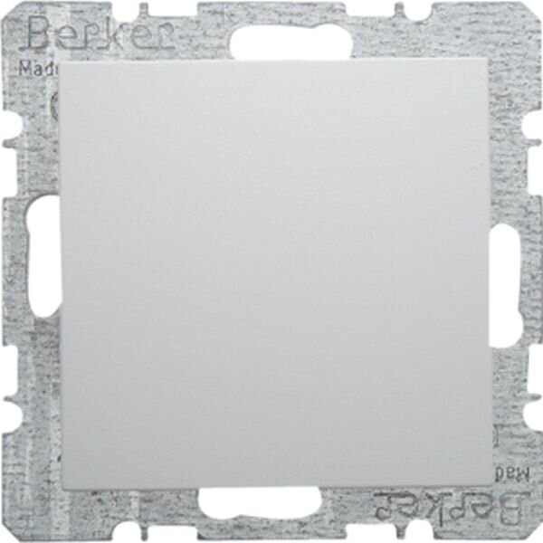 BERKER Blindverschluss 6710098989 polarweiss gl&auml;nzend