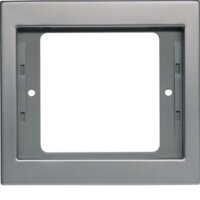 BERKER Rahmen 13137004 1fach edelstahl rostfrei