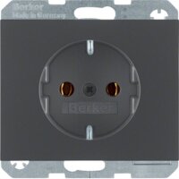 BERKER Steckdose SCHUKO 47157006 anthrazit matt