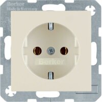 BERKER Steckdose SCHUKO 47438982 cremeweiß...