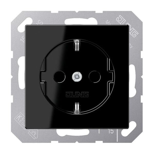 JUNG Steckdose SCHUKO A1520SW 16A 250V Duroplast Serie A schwarz