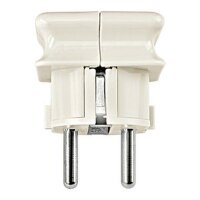 MERTEN Stecker SCHUKO 120927 Bruchgeschützt weiß
