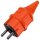 MENNEKES Stecker SCHUKO 10837 16A2P+E 230V orange