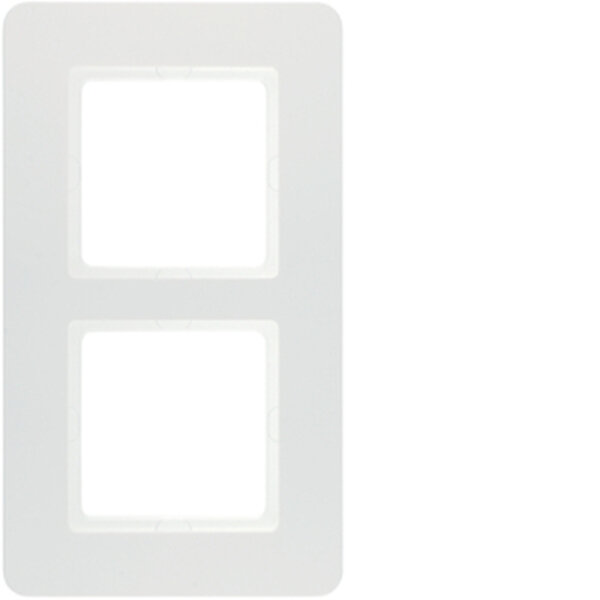 BERKER Rahmen 10126189 2fach Q.7 polarweiss samt