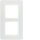 BERKER Rahmen 10126189 2fach Q.7 polarweiss samt