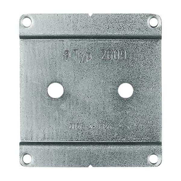 BUSCH-JAEGER Montageplatte 2609 WS metall