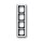 BUSCH-JAEGER Rahmen 1724-80G 4fach chrom glanz