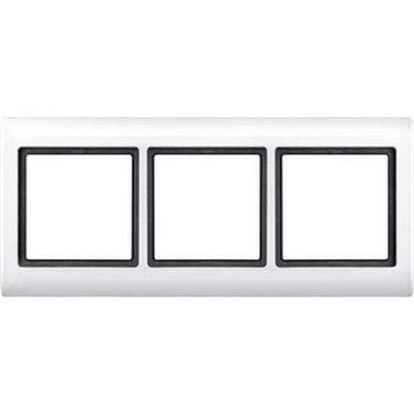MERTEN Rahmen Aquadesign 400319 3fach polarwei&szlig;
