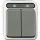 MERTEN Rollladentaster Aquastar MEG37558029 1-polig lichtgrau