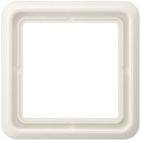 JUNG Rahmen CD581WUW 1fach weiß (cremeweiß)