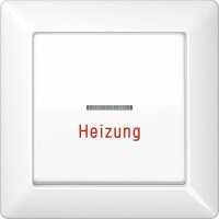 JUNG Abdeckung AS590HWW Heizung Notschalter alpinweiß