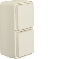 BERKER AP-Steckdose SCHUKO 47703522 2fach senkrecht weiss