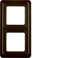 BERKER Rahmen 132901 2fach Dichtung WG UP IP44 braun