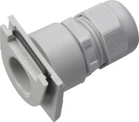 GIRA Stutzen-Schieber 000630 MP20-Verschraubung WG AP grau