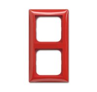 BUSCH-JAEGER Rahmen 1722-917 2fach rot rot RAL 3020