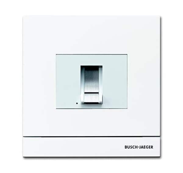 BUSCH-JAEGER Aussenstation 83100/70-664 m.Fingerprint studiowei&szlig; matt