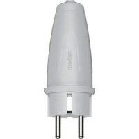 MERTEN PVC-Stecker SCHUKO 125463 PVC-SCHUKO-Stecker grau
