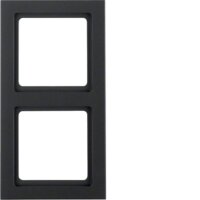 BERKER Rahmen 10126096 2-fach Q.3 anthrazit samt