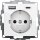 GIRA Spannungsversorgung 245903 SCHUKO (Safety Plus) 2f. System 55 reinwei&szlig;