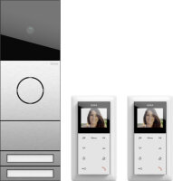 GIRA Video-Sprechanlagen-Set 2417000 2-Fam.-Paket 106...
