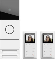 GIRA Video-Sprechanlagen-Set 2417902 2-Fam.-Paket 106...