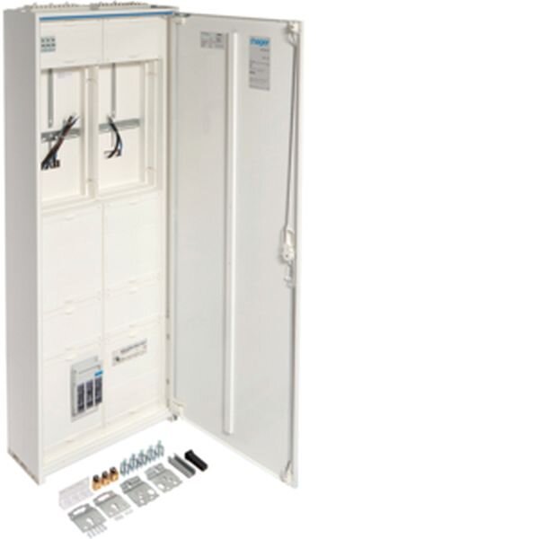 HAGER Wandlermess- und Z&auml;hlerschrank FP92W3N IP44 SKII 1400x550x205mm