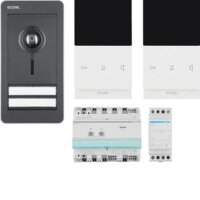 HAGER ELCOM Video-Sprechanlagen-Set 2TN AP 2D AS...
