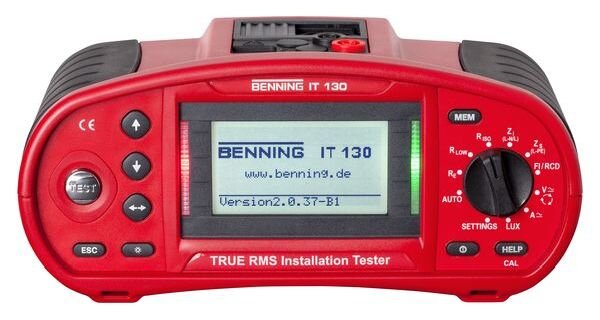 BENNING Installationspr&uuml;fger&auml;t IT130 f&uuml;r FI/RCD Typ A, B, B+ und F