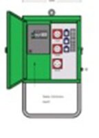 ELEKTRA Verteilerschrank V 40N/A/321-1-FS RAL 6018