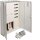 HAGER Komplettschrank BW ZB33SEQ25A 2eHZ/VF-5rh/APZ eHZ 1100