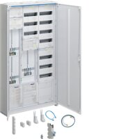 HAGER Komplettschrank ZB533M28C 2ZP 1SG APZ H=1400mm 3feldig