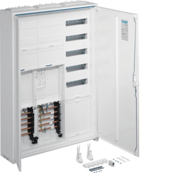 HAGER Komplettschrank ZB33ET225W1 2ZP BKE-I APZ 1100mm 3feld.