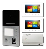 HHG Zweifamilien-Set Villa AP Set 2 FP integr. Fingerprint