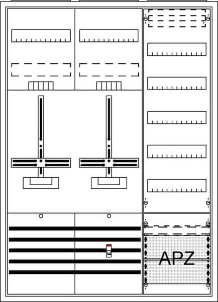 Striebel &amp; John Komplettschrank DA37BG AP 3Pkt.A37 2Z1V5A2