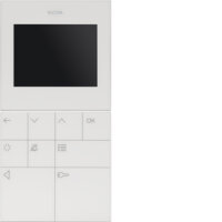 HAGER ELCOM Video-Haustelefon BVF-510WS weiss Freisprech...