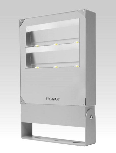 TEC-MAR LED-Strahler POLAR HP2 RR 300W 46500lm 4000K IP66 sil