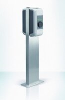 KEBA Energy Standfuss f&uuml;r zwei Wallboxen P30 Edelstahl