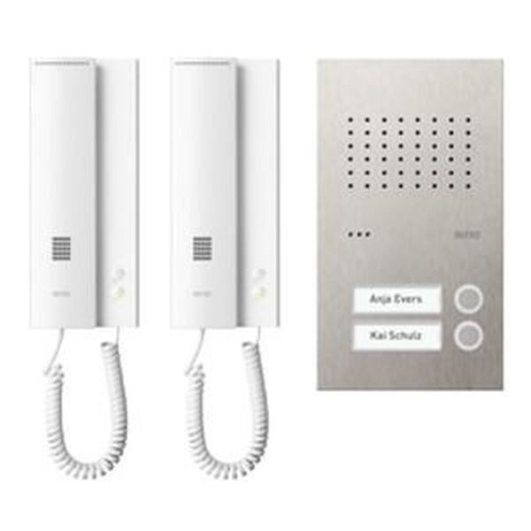 RITTO Audio-Sprechanlagen-Set 1818225 2 Wohneinheiten Acero