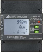 GOSSEN Energiezähler MID 4-Leiternetz 1(6)A Modbus TCP